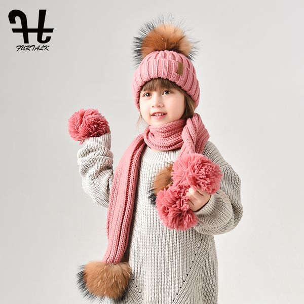 furtalk kids ages 2-10 winter warm chunky thick knit beanie hats and scarves real fur pom pom hat scarf set for child
furtalk kids ages 2-10 winter warm chunky thick knit beanie hats and scarves real fur pom pom hat scarf set for child