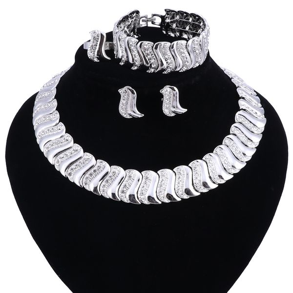 wedding bridal jewelry set dubai crystal women party necklace bangle earring ring fine african beads jewelry set, Black
wedding bridal jewelry set dubai crystal women party necklace bangle earring ring fine african beads jewelry set, Black