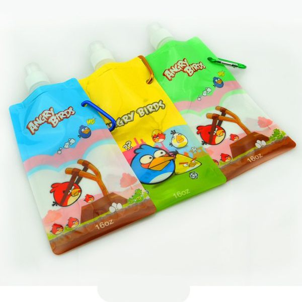 wholesale-480ml cartoon birds travel water bottle rolls plastic color water bag can stand like a bottle, folds when empty 20pcs/lot sh233
wholesale-480ml cartoon birds travel water bottle rolls plastic color water bag can stand like a bottle, folds when empty 20pcs/lot sh233