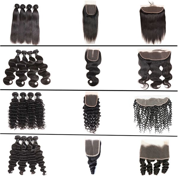 8a brazilian remy human hair weaves with 4x4 closure straight body deep wave 100% virgin human hair 4 bundles with 13x4 frontal closure, Black
8a brazilian remy human hair weaves with 4x4 closure straight body deep wave 100% virgin human hair 4 bundles with 13x4 frontal closure, Black