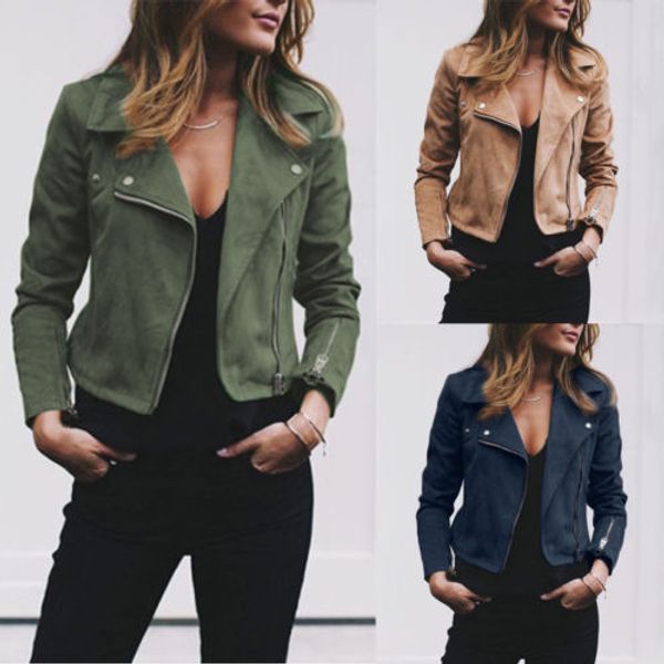 2018 мода новые женские женские кожаные куртки zip up байкер случайные пальто полета топы одежда, Black;brown
2018 мода новые женские женские кожаные куртки zip up байкер случайные пальто полета топы одежда, Black;brown