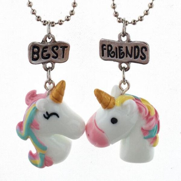 friends pendant necklaces cute children jewelry bff unicorn necklace simulation resin cartoon necklaces animal series-2, Silver
friends pendant necklaces cute children jewelry bff unicorn necklace simulation resin cartoon necklaces animal series-2, Silver