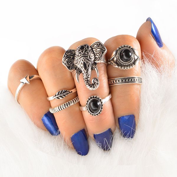 wlp antique sier color flower midi ring sets for women boho beach vintage turkish punk crystal elephant cross knuckle ring, Golden;silver
wlp antique sier color flower midi ring sets for women boho beach vintage turkish punk crystal elephant cross knuckle ring, Golden;silver