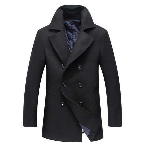 2018 new style winter men's fashion woolen coat thick trench coat jackets men's casual windbreaker woolen coats men overcoat, Black
2018 new style winter men's fashion woolen coat thick trench coat jackets men's casual windbreaker woolen coats men overcoat, Black