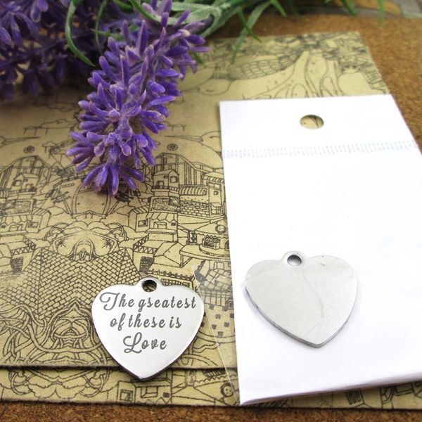 40pcs--"the gseatest of these is love"stainless steel charms more style for choosing diy charms pendants for necklace, Bronze;silver
40pcs--"the gseatest of these is love"stainless steel charms more style for choosing diy charms pendants for necklace, Bronze;silver