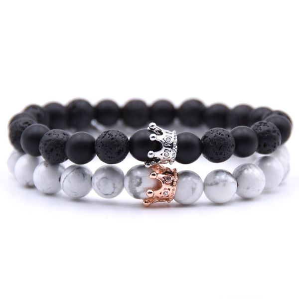 fashion natural stone beads elastic couple bracelets bangles for women men yoga charm jewelry imperial crown bracelet gift, Black
fashion natural stone beads elastic couple bracelets bangles for women men yoga charm jewelry imperial crown bracelet gift, Black