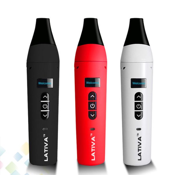 Original Airis Lativa Kit Dry Herb Vaporizer Kits 2200mAh Battery OLED Digital Display Ceramic Heating Chamber E Cigs DHL Free
Original Airis Lativa Kit Dry Herb Vaporizer Kits 2200mAh Battery OLED Digital Display Ceramic Heating Chamber E Cigs DHL Free