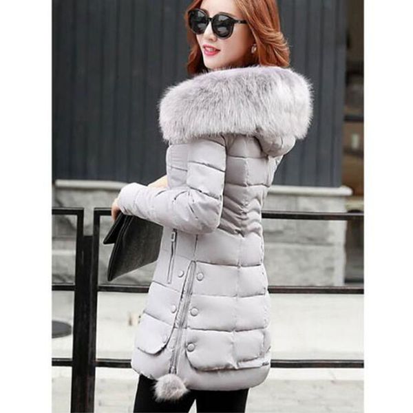 women are thickening in winter hooded long down jacket/women slim fit heavy hair collar cotton-padded clothes coat xxxl, Black
women are thickening in winter hooded long down jacket/women slim fit heavy hair collar cotton-padded clothes coat xxxl, Black