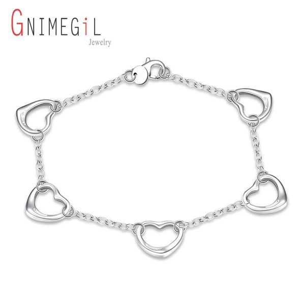 gnimegil brand silver fashion jewelry love heart bracelets for women engagement wedding gifts trendy friendship bracelets, Black
gnimegil brand silver fashion jewelry love heart bracelets for women engagement wedding gifts trendy friendship bracelets, Black