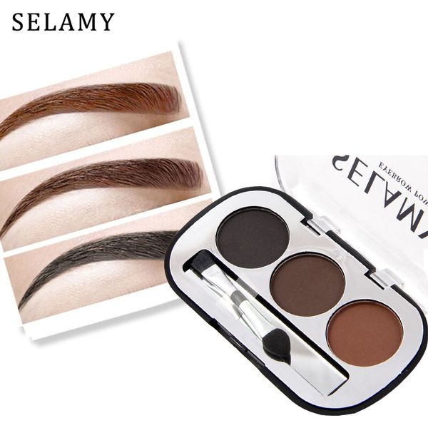 3 colors waterproof pigments eyes makeup eyebrow powder palette with brush black brown minerals eye brow tattoo cosmetic
3 colors waterproof pigments eyes makeup eyebrow powder palette with brush black brown minerals eye brow tattoo cosmetic