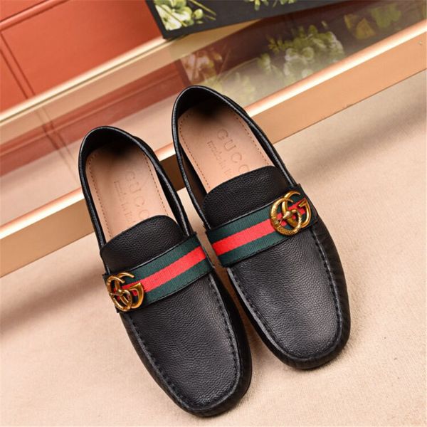 brand genuine leather men's luxury flats italy fashion leisure folding driving shoes men's loafers moccasins for men, Black
brand genuine leather men's luxury flats italy fashion leisure folding driving shoes men's loafers moccasins for men, Black