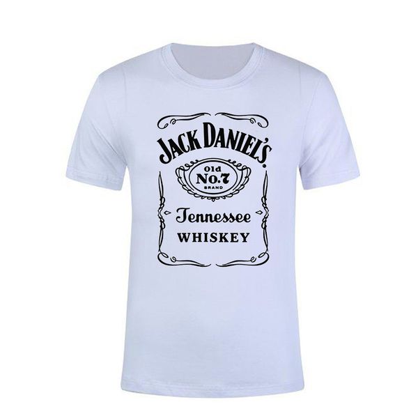 jack daniel's mens white casual plus size tshirt fashion mens short sleeved summer tops, White;black
jack daniel's mens white casual plus size tshirt fashion mens short sleeved summer tops, White;black