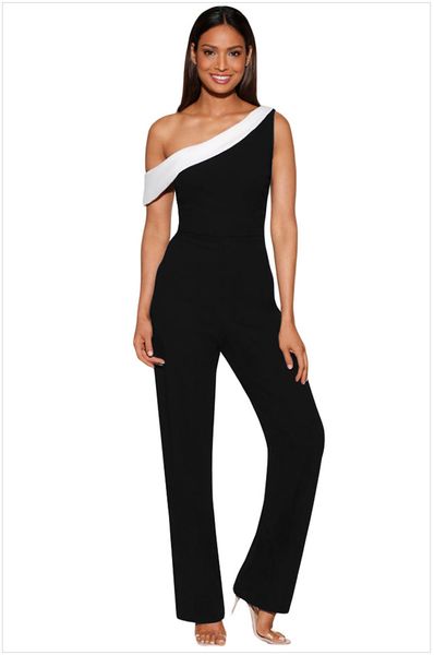 women jumpsuit long elegant sleeveless one piece for women pants female clothing pocket solid overalls for women size s l dlm64414, Black;white
women jumpsuit long elegant sleeveless one piece for women pants female clothing pocket solid overalls for women size s l dlm64414, Black;white