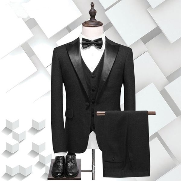 2018 men suits black wedding suits for man business custom made groom tuxedo formal blazer slim fit 3piece party prom bridegroom man, Black;gray
2018 men suits black wedding suits for man business custom made groom tuxedo formal blazer slim fit 3piece party prom bridegroom man, Black;gray