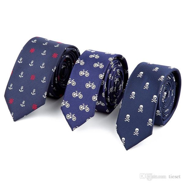 Free Shipping TIESET Navy Element Series Necktie Jacquard weave ship's anchor Skull Bicycle Blue Skinney slim Necktie for party For Cas
Free Shipping TIESET Navy Element Series Necktie Jacquard weave ship's anchor Skull Bicycle Blue Skinney slim Necktie for party For Cas