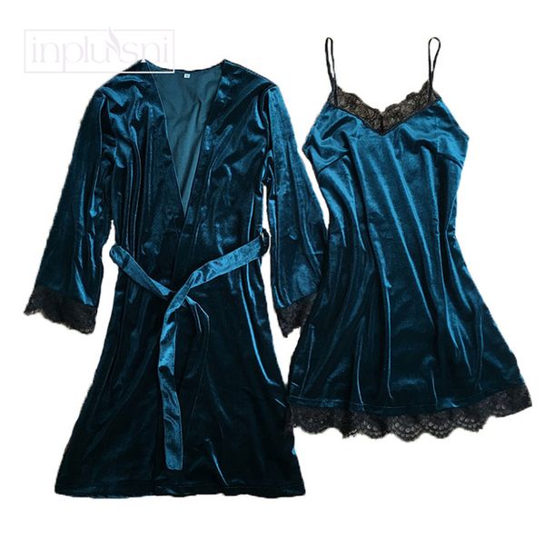 inplusni women robe gown set high-grade ice silk sleepwear 2018 faux silk condole belt nightwear two-pice pyjama set lady robe, Black;red
inplusni women robe gown set high-grade ice silk sleepwear 2018 faux silk condole belt nightwear two-pice pyjama set lady robe, Black;red