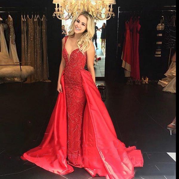 2018 new fashion charming prom dresses a line v neck sleeveless detachable satin beading art deco-inspired neck ladies formal tuxedo, Black
2018 new fashion charming prom dresses a line v neck sleeveless detachable satin beading art deco-inspired neck ladies formal tuxedo, Black