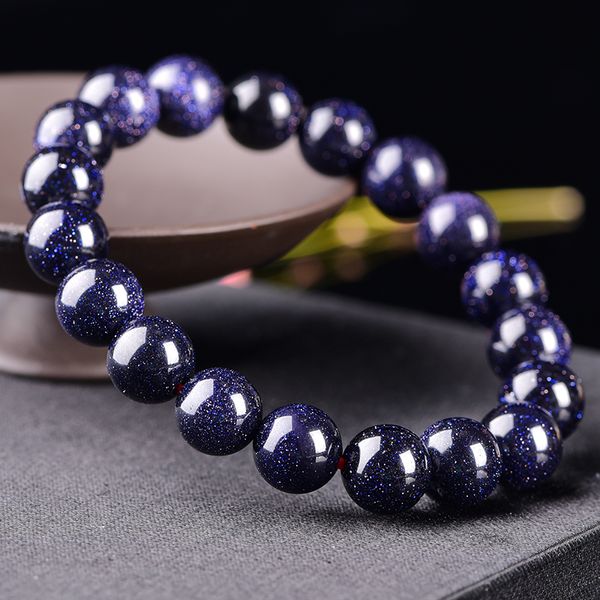 10mm round beads strands natural material energy stones blue aventurine bracelets women crystal jewelry love gift, Black
10mm round beads strands natural material energy stones blue aventurine bracelets women crystal jewelry love gift, Black