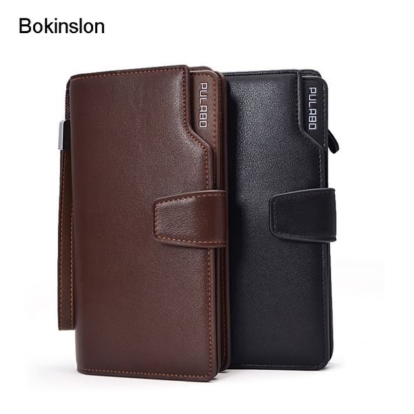 bokinslon long section wallets for man fashion casual men business wallets classic practical male hand purse, Red;black
bokinslon long section wallets for man fashion casual men business wallets classic practical male hand purse, Red;black