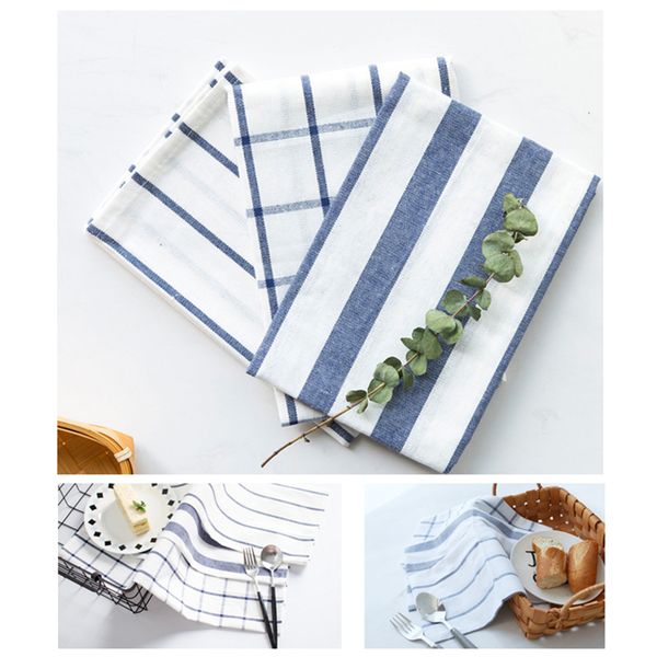 classic blue striped cotton tea towel table napkins dinner cloth towel rectangular bowl placemat shooting background
classic blue striped cotton tea towel table napkins dinner cloth towel rectangular bowl placemat shooting background