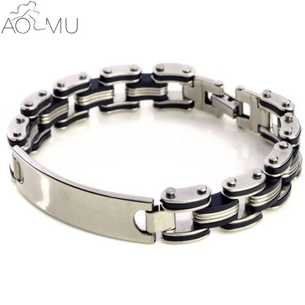 aomu design punk 316l stainless steel bracelet biker bicycle motorcycle chain men bracelet & bangles cuff wristband jewelry, White
aomu design punk 316l stainless steel bracelet biker bicycle motorcycle chain men bracelet & bangles cuff wristband jewelry, White