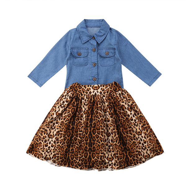 new kids baby girl denim shirt full umbrella skirts dress 2pcs sunsuit toddler baby girls flower blouse leopard tutu dress, White
new kids baby girl denim shirt full umbrella skirts dress 2pcs sunsuit toddler baby girls flower blouse leopard tutu dress, White
