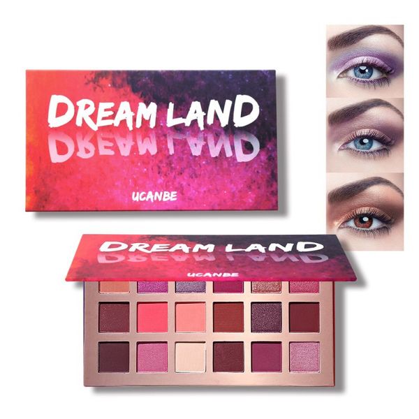 shimmer matte dreamland eyeshadow makeup palette 18 color purple pink pigment eye shadow powder waterproof cosmetic kit
shimmer matte dreamland eyeshadow makeup palette 18 color purple pink pigment eye shadow powder waterproof cosmetic kit