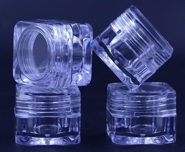 5ml 5g clear square cosmetic empty jar pot eyeshadow makeup face cream container bottle acrylic for creams skin care bottle sn1572
5ml 5g clear square cosmetic empty jar pot eyeshadow makeup face cream container bottle acrylic for creams skin care bottle sn1572