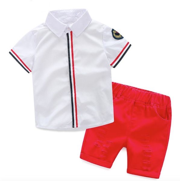 2018 new children's new kids clothing set baby boy cotton t shirt short pants children set for summer boy cartoon clothes fits 2 colors, White
2018 new children's new kids clothing set baby boy cotton t shirt short pants children set for summer boy cartoon clothes fits 2 colors, White