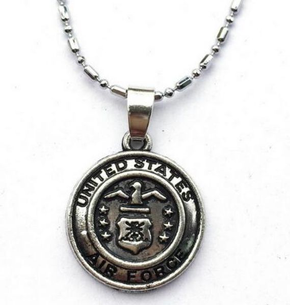 10pc/lot united states air force charm necklace - silver usaf veteran soldiers aim high military monogram jewelry drop sale item jewelry
10pc/lot united states air force charm necklace - silver usaf veteran soldiers aim high military monogram jewelry drop sale item jewelry