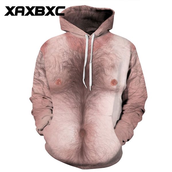2018 new 140 funny muscle hairy chest hair printed hoodie jacket hooded femme sweatshirt casual men women loose hoodies coat, Black
2018 new 140 funny muscle hairy chest hair printed hoodie jacket hooded femme sweatshirt casual men women loose hoodies coat, Black