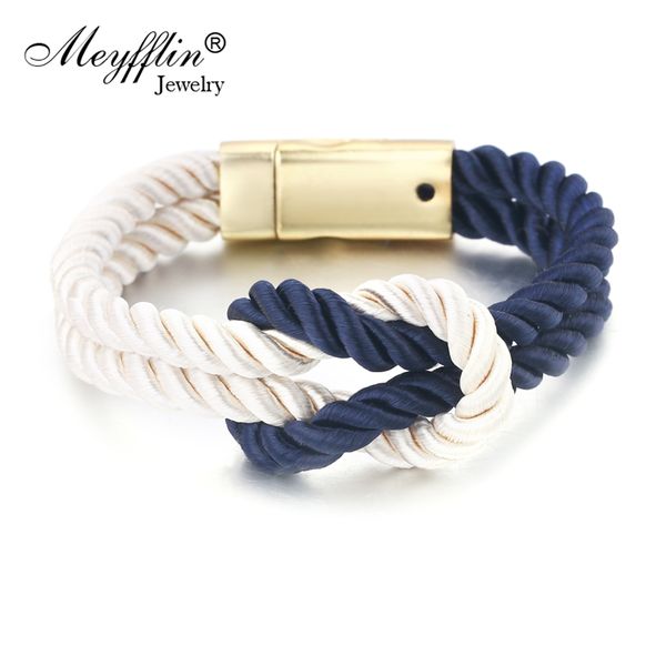 pulseras 2017 fashion charm bracelets for women men jewelry fashion braided rope chain bracelet with magnetic clasp bijoux, Golden;silver
pulseras 2017 fashion charm bracelets for women men jewelry fashion braided rope chain bracelet with magnetic clasp bijoux, Golden;silver