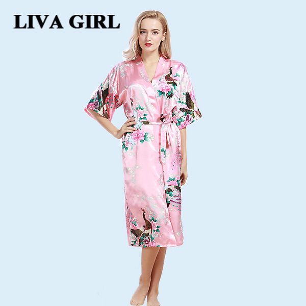 liva girl silk robes for women satin robe 2017 autumn the peacock gown lady fall cardigan nightgown silk pajamas xxl xxxl, Black;red
liva girl silk robes for women satin robe 2017 autumn the peacock gown lady fall cardigan nightgown silk pajamas xxl xxxl, Black;red