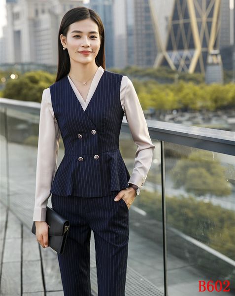 new 2019 fashion ladies navy blue vest & waistcoat women business suits with pant and sets office uniform designs styles, Black;white
new 2019 fashion ladies navy blue vest & waistcoat women business suits with pant and sets office uniform designs styles, Black;white