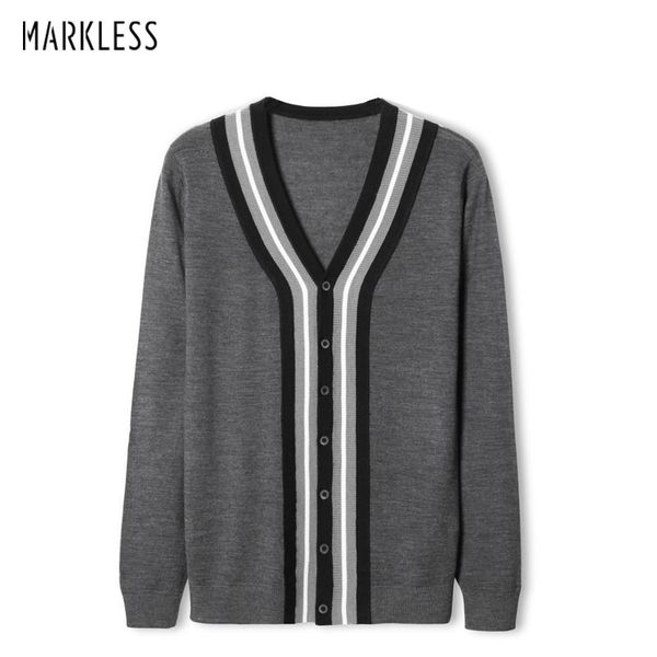markless v-neck wool sweater men 2018 autumn winter warm cardigans knitting sweaters pull homme sueter hombre msa2702m, White;black
markless v-neck wool sweater men 2018 autumn winter warm cardigans knitting sweaters pull homme sueter hombre msa2702m, White;black
