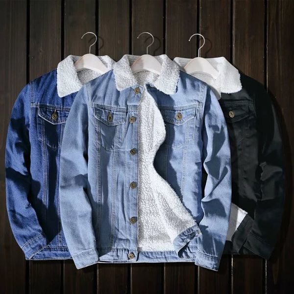 2018 winter fashion mens jean jacket outwear male cowboy men jacket and coat trendy warm fleece denim, Black;brown
2018 winter fashion mens jean jacket outwear male cowboy men jacket and coat trendy warm fleece denim, Black;brown
