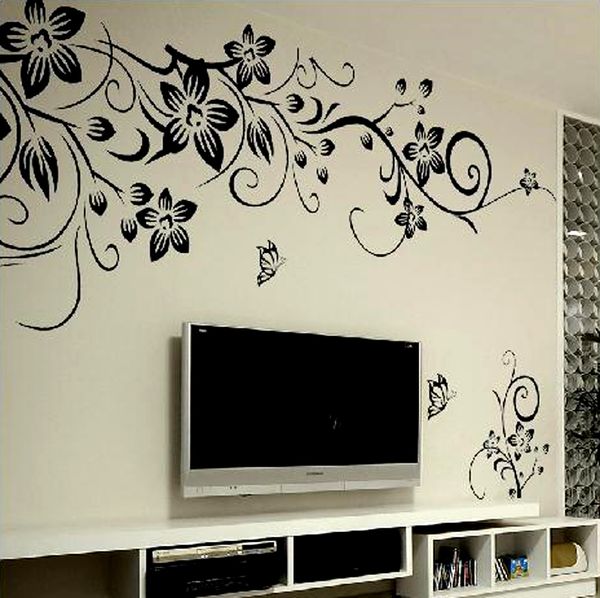 black flower vine wall stickers home decor large paper flowers living room bedroom wall decor sticker on the wallpaper
black flower vine wall stickers home decor large paper flowers living room bedroom wall decor sticker on the wallpaper
