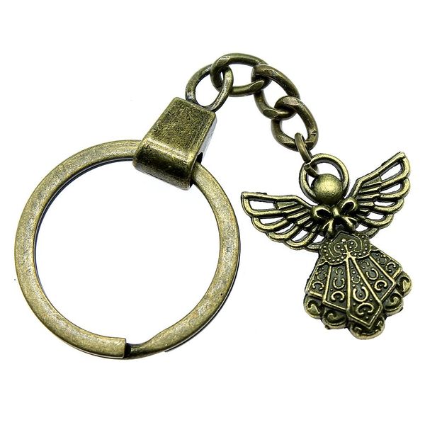 6 pieces key chain women key rings fashion keychains for men angel 26x23mm, Slivery;golden
6 pieces key chain women key rings fashion keychains for men angel 26x23mm, Slivery;golden