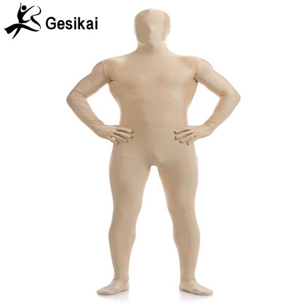 gesikai zentai suits men's beige full bodysuit spandex lycra zentai bodysuit cosplay costumes tights party supply, Black
gesikai zentai suits men's beige full bodysuit spandex lycra zentai bodysuit cosplay costumes tights party supply, Black