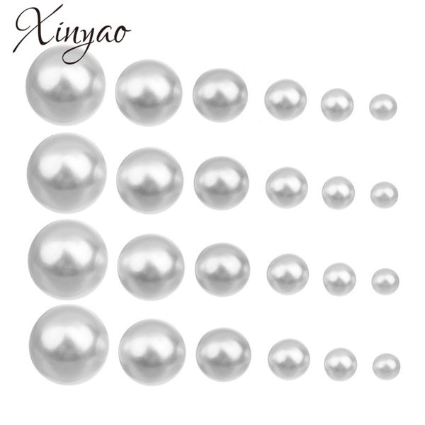 xinyao 100pcs/lot 4 5 6 8 10 12 14 16 18 mm simulated pearls beads (no hole) round abs acrylic bead for diy jewelry making f1468, Silver
xinyao 100pcs/lot 4 5 6 8 10 12 14 16 18 mm simulated pearls beads (no hole) round abs acrylic bead for diy jewelry making f1468, Silver
