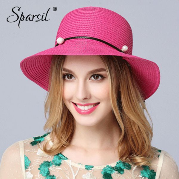 sparsil women summer bucket hat floral casual straw hat female spring beach sun hats panama fisherman bucket caps sunhat, Blue;gray
sparsil women summer bucket hat floral casual straw hat female spring beach sun hats panama fisherman bucket caps sunhat, Blue;gray