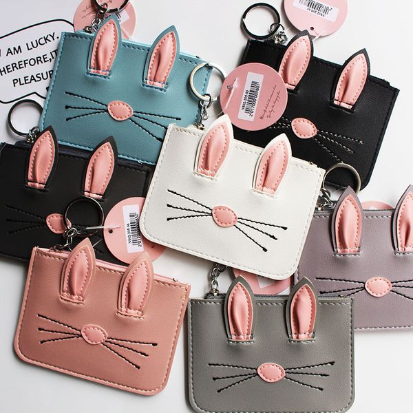 party favor rabbit ear cartoon card holder with hanging keychain bunny credit card coin purse holders gift wx9-290
party favor rabbit ear cartoon card holder with hanging keychain bunny credit card coin purse holders gift wx9-290