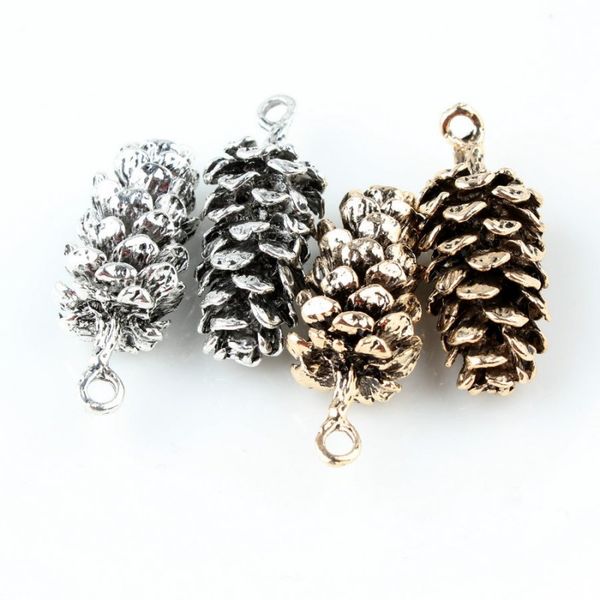 50 pieces/lot antique gold tone or antique silver tone christmas pine cones charms pendant 39x15mm, Bronze;silver
50 pieces/lot antique gold tone or antique silver tone christmas pine cones charms pendant 39x15mm, Bronze;silver