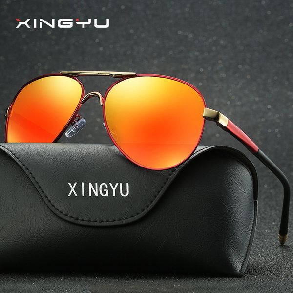 xingyu 2018 brand hd polarized sunglasses men black frame pink len fashion sun glasses classic oculos escuro uv400, White;black
xingyu 2018 brand hd polarized sunglasses men black frame pink len fashion sun glasses classic oculos escuro uv400, White;black
