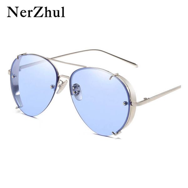 brand designer ocean rivet steampunk sunglasses man blue shades lunette de soleil femme retro gothic punk alloy sun glasses, White;black
brand designer ocean rivet steampunk sunglasses man blue shades lunette de soleil femme retro gothic punk alloy sun glasses, White;black
