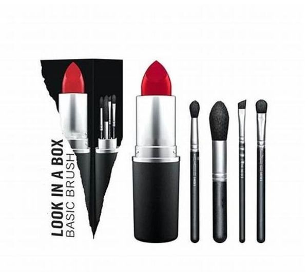 2018 new makeup brand look in a box basic brush 4pcs/set brushes set with big lipstick shape holder makeup tools
2018 new makeup brand look in a box basic brush 4pcs/set brushes set with big lipstick shape holder makeup tools