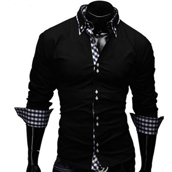 brand 2018 dress shirts mens shirt slim fit male shirts men shirt decorative lattice heren hemden camisa masculina xxl qsd, White;black
brand 2018 dress shirts mens shirt slim fit male shirts men shirt decorative lattice heren hemden camisa masculina xxl qsd, White;black