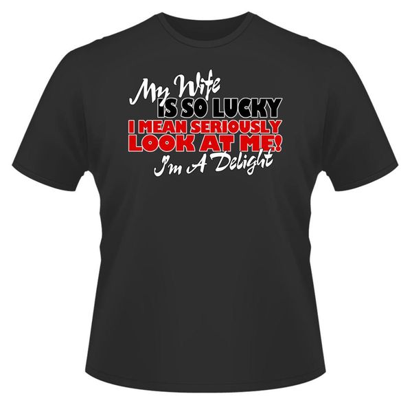 mens funny t-shirt, my wife is so lucky, ideal gift or birthday present. new t shirts funny tee new, White;black
mens funny t-shirt, my wife is so lucky, ideal gift or birthday present. new t shirts funny tee new, White;black