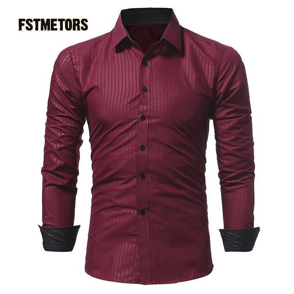 2018 fstmetors men shirt a man fashionable striped shirt long sleeve shirts, White;black
2018 fstmetors men shirt a man fashionable striped shirt long sleeve shirts, White;black