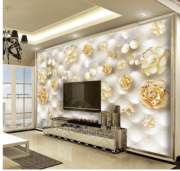 custom retail 3d modern luxury diamond flower indoor tv background wall decoration mural
custom retail 3d modern luxury diamond flower indoor tv background wall decoration mural